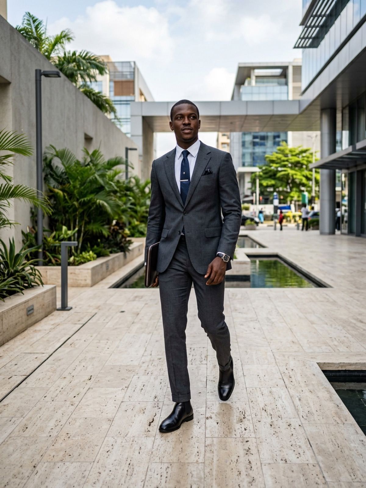 Charcoal Two-Piece Suit