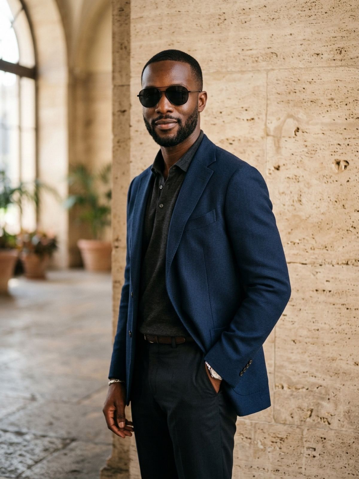 Essential Navy Jacket: view 2